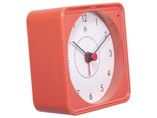 NeXtime Alarmklok nXt Nathan 7.3 x 7.3 x 3.3 cm oranje