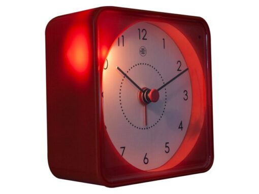 NeXtime Alarmklok nXt Nathan 7.3 x 7.3 x 3.3 cm oranje