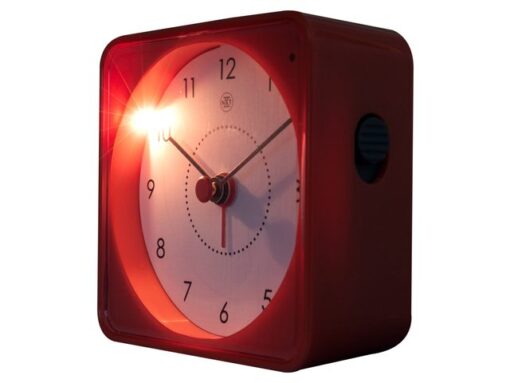 NeXtime Alarmklok nXt Nathan 7.3 x 7.3 x 3.3 cm oranje