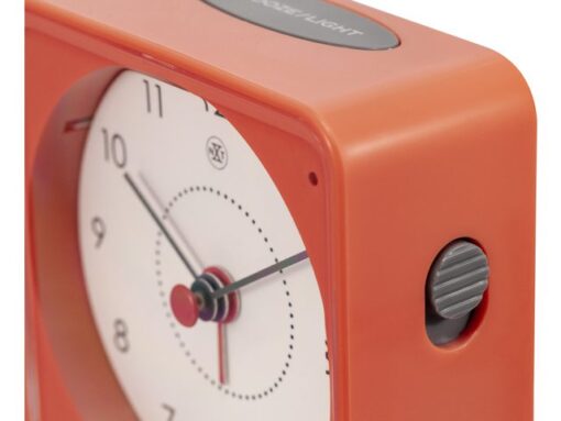 NeXtime Alarmklok nXt Nathan 7.3 x 7.3 x 3.3 cm oranje