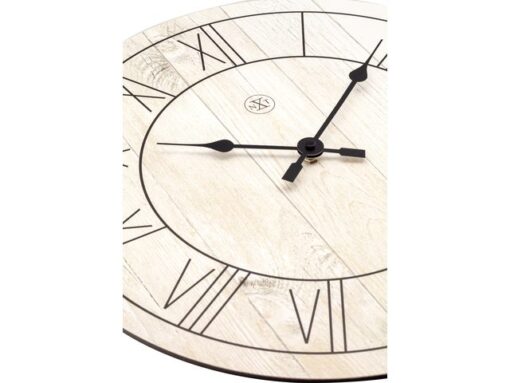 NeXtime Wandklok nXt Paul dia 40cm hout wit