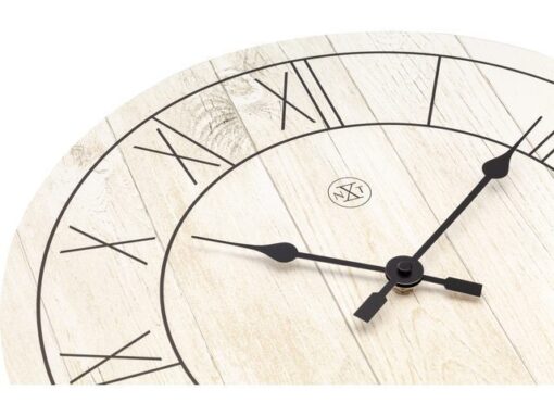 NeXtime Wandklok nXt Paul dia 40cm hout wit