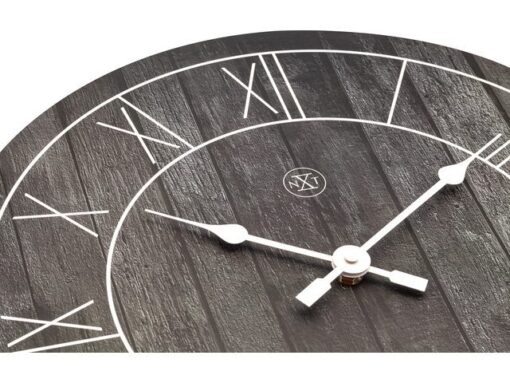 NeXtime Wandklok nXt Paul dia 40cm hout zwart