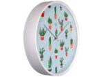 NeXtime Wandklok nXt Cactus dia 30cm kunststof wit