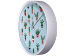 NeXtime Wandklok nXt Cactus dia 30cm kunststof wit