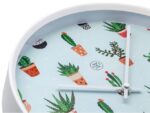 NeXtime Wandklok nXt Cactus dia 30cm kunststof wit