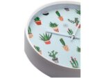 NeXtime Wandklok nXt Cactus dia 30cm kunststof wit