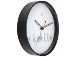 NeXtime Wandklok nXt Worldtour dia 30cm kunststof zwart