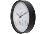 NeXtime Wandklok nXt Worldtour dia 30cm kunststof zwart