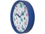 NeXtime Wandklok nXt Alpalca dia 30cm kunststof blauw