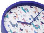 NeXtime Wandklok nXt Alpalca dia 30cm kunststof blauw