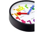 NeXtime Wandklok nXt Sophia dia 26 cm kunststof zwart
