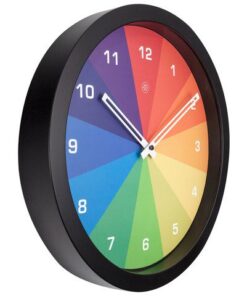 ongeacht welke kleur wij vertegenwoordigen. Deze klok werkt op 1 x AA batterij (niet inbegrepen)