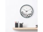 Stille wandklok - 30cm - nXt by NeXtime - Dropped nummers