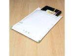 Luchtkussenenvelop Raadhuis 270x360mm H18 wit plakstrip     doos a 100 stuks