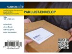 Raadhuis Paklijstenvelop binnenmaat 165x122mm A6 50 micron blanco    100 stuks