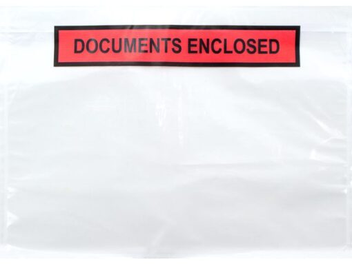 Raadhuis Paklijstenvelop binnenmaat 225x165mm A5 50 micron documents enclosed 1000 stuks