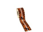 Gevaaretiket Raadhuis 46x125mm rol 250 stuks Handle with    care EN/NL oranje