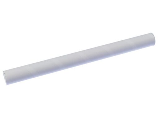 Brievenbuskoker Raadhuis A3 360x27mm rond wit krimp a 5     stuks