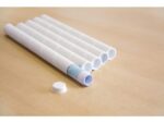Brievenbuskoker Raadhuis A3 360x27mm rond wit krimp a 5     stuks