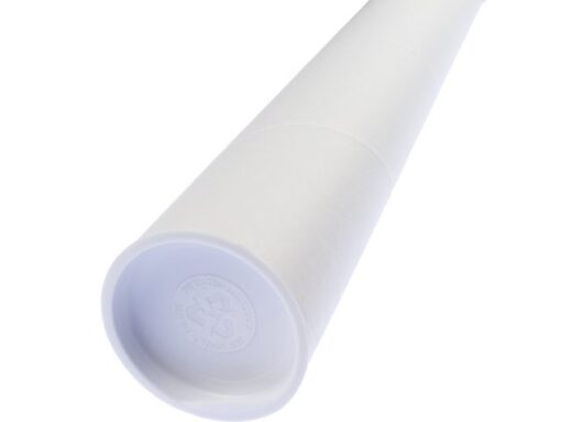 Verzendkoker Raadhuis A1 650x60mm rond wit krimp a 5 stuks
