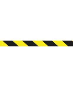 deuren en hekwerk worden geplaatst. Door de opvallende kleuren is dit type gemakkelijk herkenbaar voor het oog. Gebruik het om markeringen of waarschuwingen in verschillende soorten situaties weer te geven: obstakels