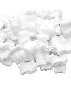 Opvulchips als opvulmateriaal om dozen af te vullen en artikelen te beschermen tijdens transport. Het materiaal heeft goede schokabsorberende eigenschappen en beschermt zo uw producten. Inhoud 50 liter. Deze opvulchips zijn volledig watervast en waterbestendig.