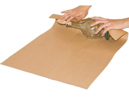 Inpakpapier kraft Raadhuis 50cm x 250m bruin 70 grams papier