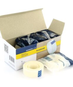 Tape van polypropyleen met matte achterkant Verkleurt niet en is beschrijfbaar. Laat geen sporen achter op kopieën. Geschikt voor presentaties en reparaties. Formaat 19mmx33m. Individueel verpakt in polyethyleen zakje. Toepasbaar voor B1 afrolapparaat.