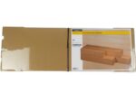 Verzendkoker Raadhuis vierkant A2 435x105x105mm krimp a 10  binnenmaat bruin