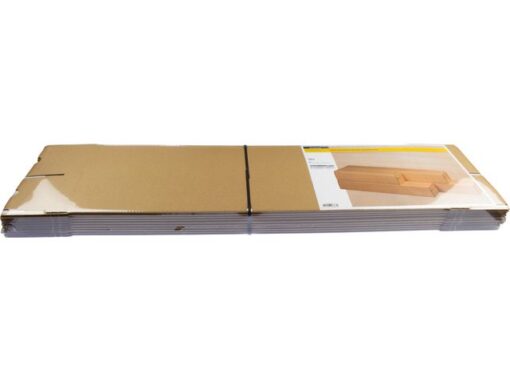 Verzendkoker Raadhuis vierkant A1 610x105x105mm krimp a 10  binnenmaat bruin