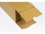 Verzendkoker Raadhuis vierkant A1+ 715x105x105mm krimp a 10 binnenmaat bruin