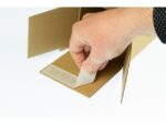 Verzendkoker Raadhuis vierkant A0 860x105x105mm krimp a 10  binnenmaat bruin
