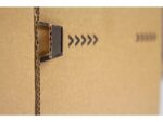 Verzendkoker Raadhuis vierkant A0 860x105x105mm krimp a 10  binnenmaat bruin