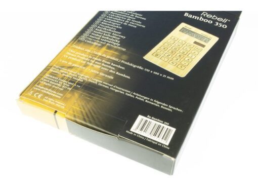 Calculator Rebell BAMBOO 350WB hout