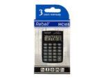 Calculator Rebell HC108 BX zwart hand 8 digit