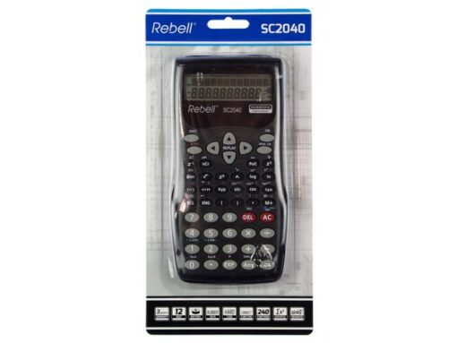 Calculator Rebell-SC2040-BX zwart wetenschappelijk