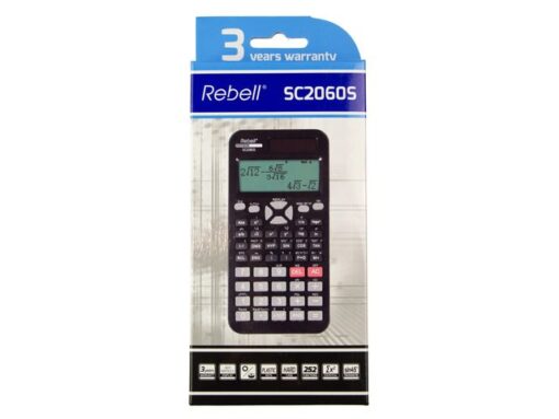 Calculator Rebell SC2060S BX zwart wetenschappelijk