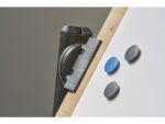 Whiteboard Rocada Natural 129x100cm wit mobiel 2-zijdig