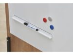 Whiteboard Rocada Natural 100x120cm wit mobiel 2-zijdig     melamine magnetisch