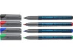 Universele marker Schneider Maxx 222 F permanent etui a 4   stuks assorti