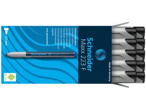 Universele marker Schneider Maxx 223 F non-permanent zwart