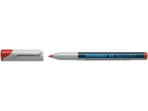 Universele marker Schneider Maxx 223 F non-permanent rood