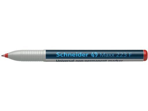 Universele marker Schneider Maxx 223 F non-permanent rood