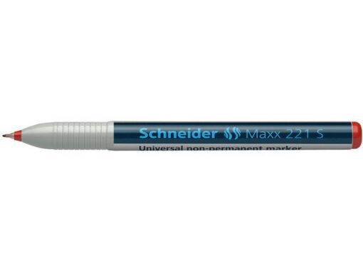 Universele marker Schneider Maxx 221 S non-permanent rood