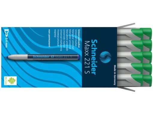 Universele marker Schneider Maxx 221 S non-permanent groen