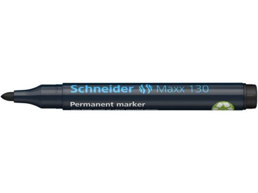 Marker Schneider Maxx 130 permanent ronde punt zwart