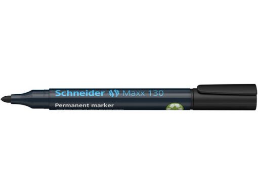 Marker Schneider Maxx 130 permanent ronde punt zwart