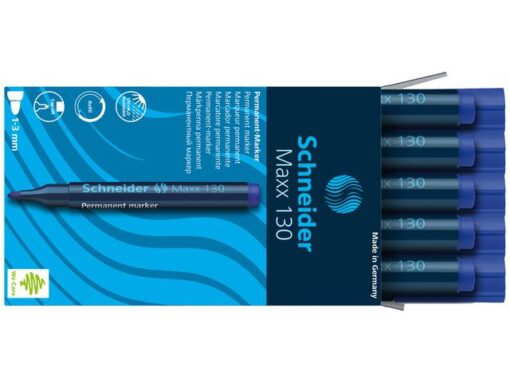 Marker Schneider Maxx 130 permanent ronde punt blauw