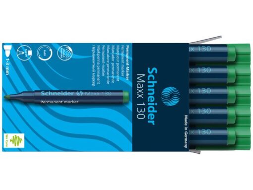 Marker Schneider Maxx 130 permanent ronde punt groen